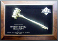 NAPR President, 2008-2009 NAPR President